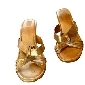 Gold Sandals - perfect condition